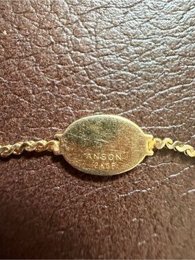 12K Gold-Filled ID Bracelet in Gold
